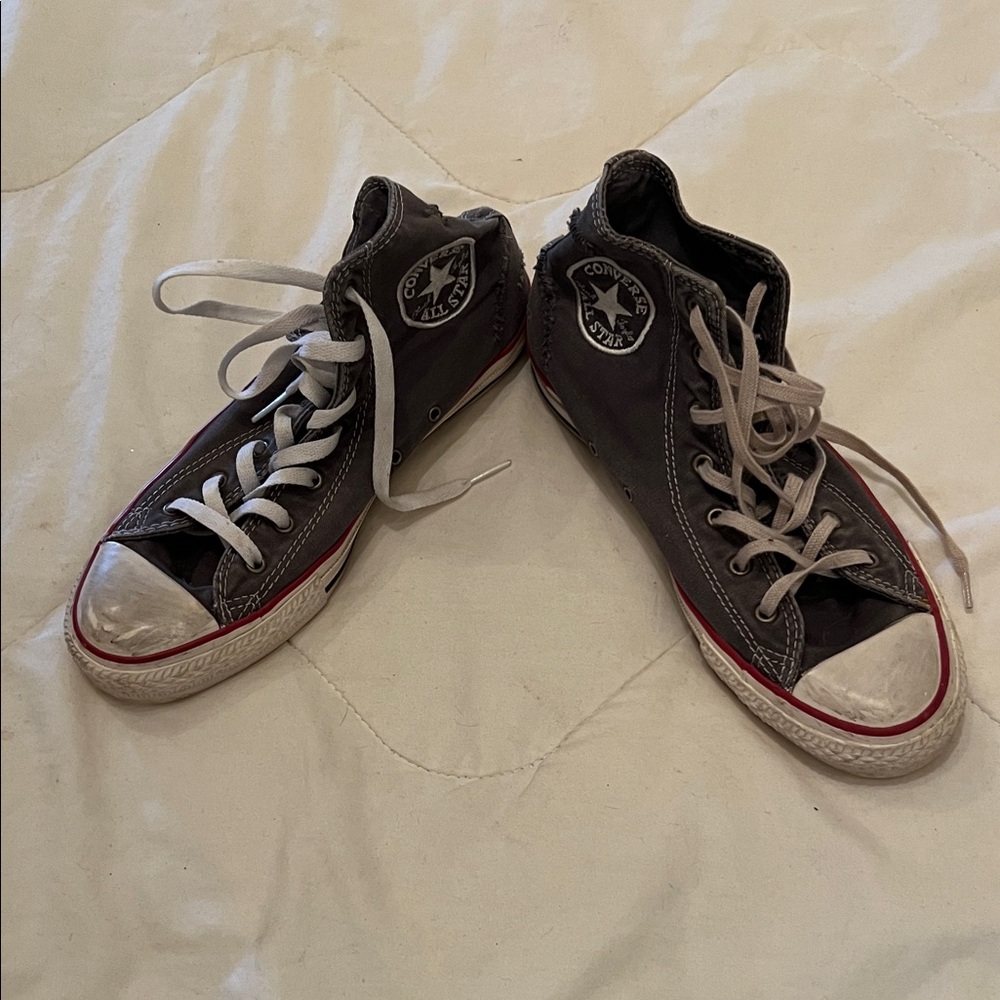 Converse Charcoal High-Top Sneakers